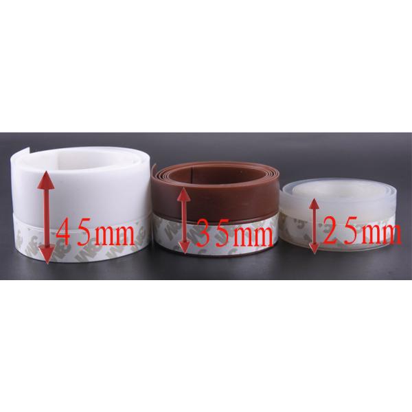 Interior Wooden Doors Seal Strip Door Sweep Draft Stopper with Adhesive Tape Extrusion