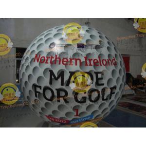 Cheap Customized Helium Inflatable Golf Ball Round 2.5m Reusable ASTM wholesale