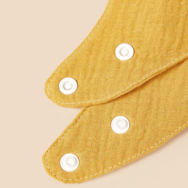 Factory Wholesale Baby Bibs For Feeding Muslin Cotton Stuff Crepe Cotton Bibs Bavoir