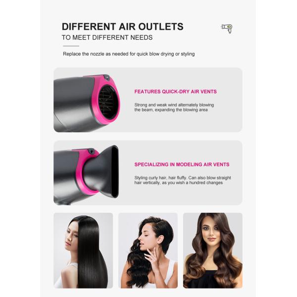 Household Small Folding Travel Hair Dryer 1000W Negative ion Plastic Material