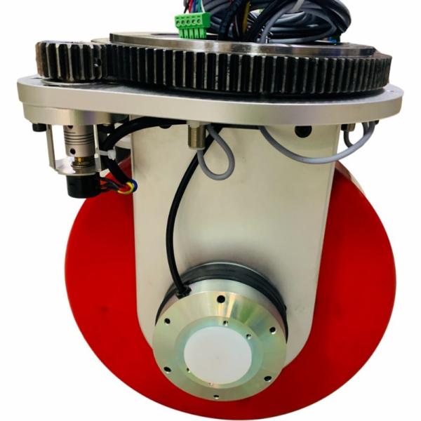 48V 750W BLDC Motor AGV Mecanum Wheel With 300mm PU Wheel