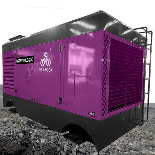 Screw Air Compressor Water Well Air Compressor Machine Portable Diesel Air Compressor