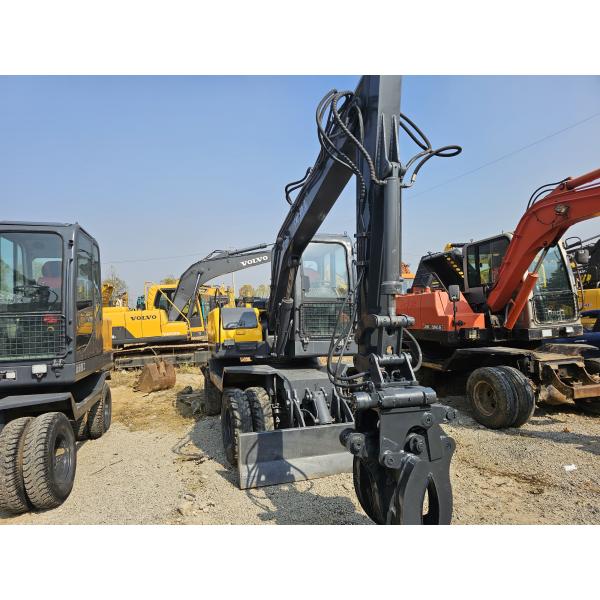 Jg90z Wastemaster Wheeled Excavator Machine Grapple Bucket CE