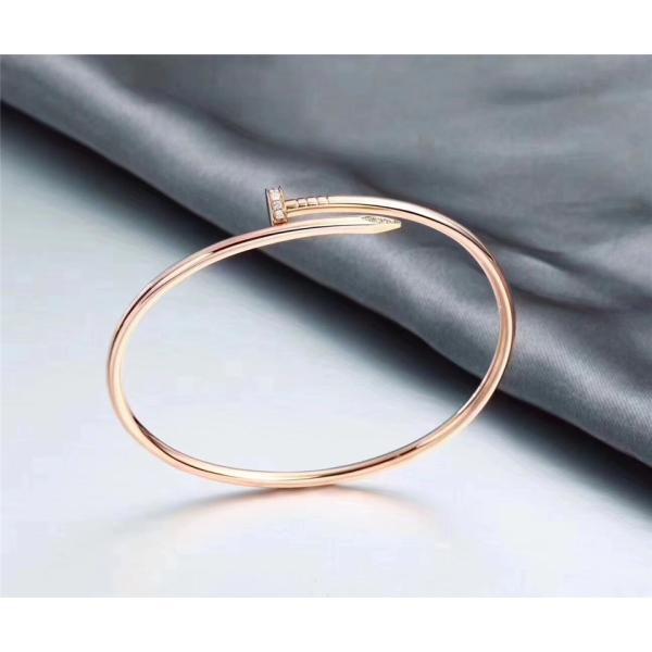 C new collection nail bracelet 18k gold white gold yellow gold rose gold bracelet Jewelry factory in Shenzhen, China