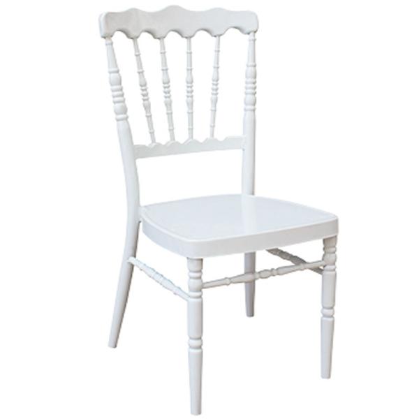 YLX-2010 Stackable White Chiavari Chair for Wedding Party Places
