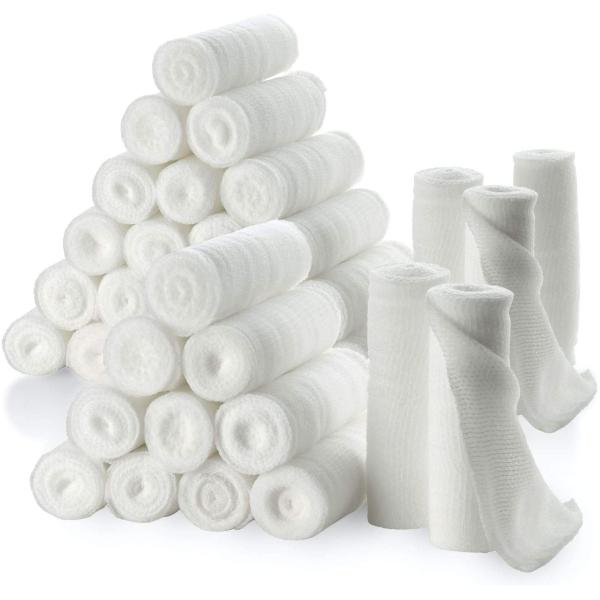 Soft Gauze roll 100% Cotton Medical Surgical Gauze and Roll Disposable Absorbent