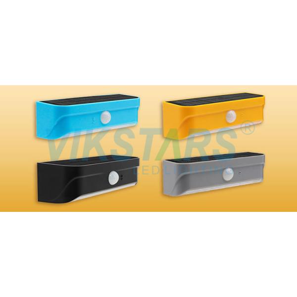 6000K Cool White Solar Waterproof Garden Lights Motion Detected For Courtyards Buildings