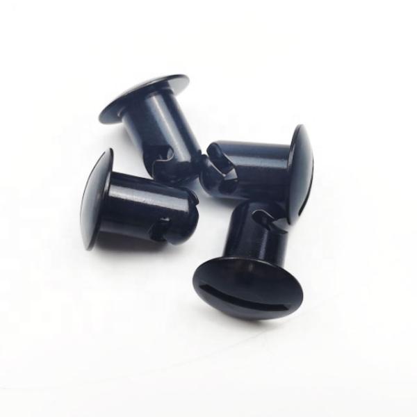 Universal Replace/Repair Purpose Black Quarter Turn Dzus Stud Aluminum Fastener 7/16"x.500" for Racing Cars Long-Lasting