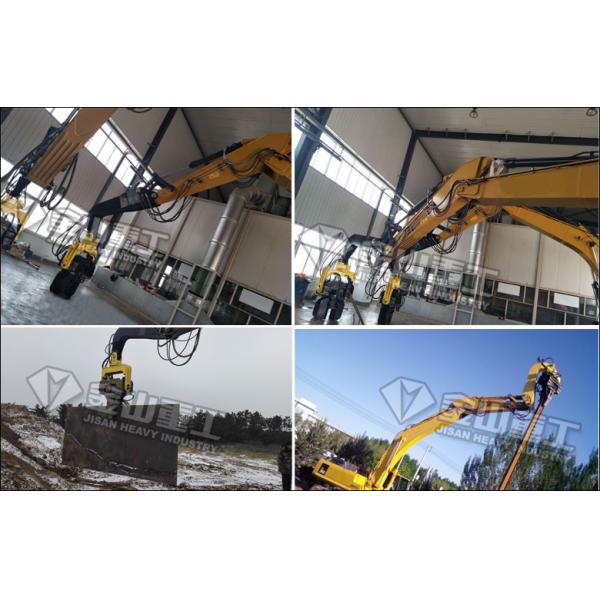 SK210 Excavator Vibratory Pile Hammer Changeable Gear High Efficiency