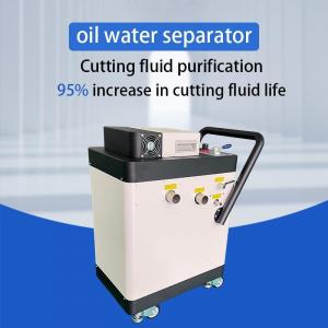 China Stainless 220V CNC Coolant Oil Skimmer Machine Tool Water Tank Remove Floating Oil on sale