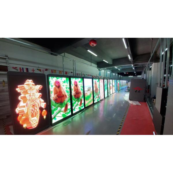 outdoor street lighting pole led display P4 Light Pole Led Screen