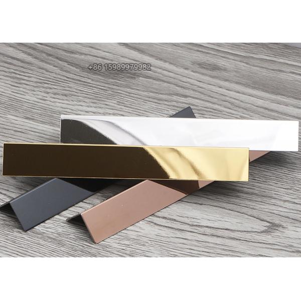 2.5m Stainless Steel Wall Protection , SUS304 Metal Wall Angle Corner Protectors