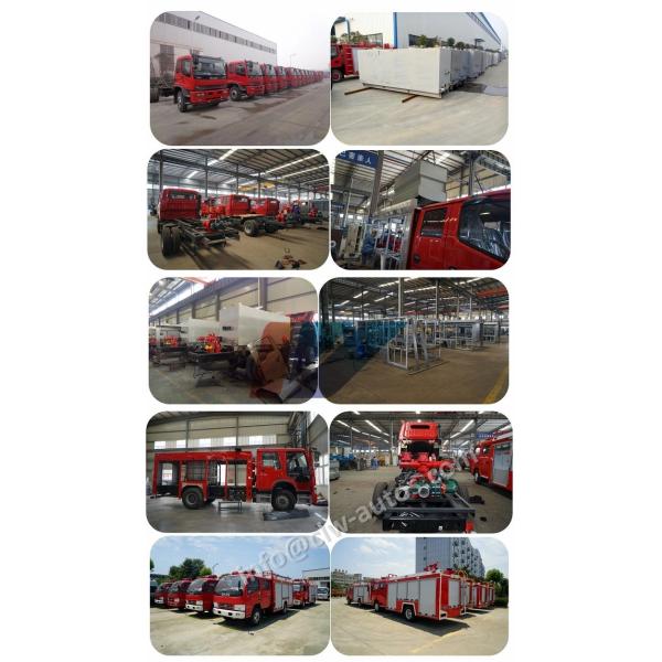 4000L Water Tank Dongfeng Duolicar 4x2 Fire Pumper Truck