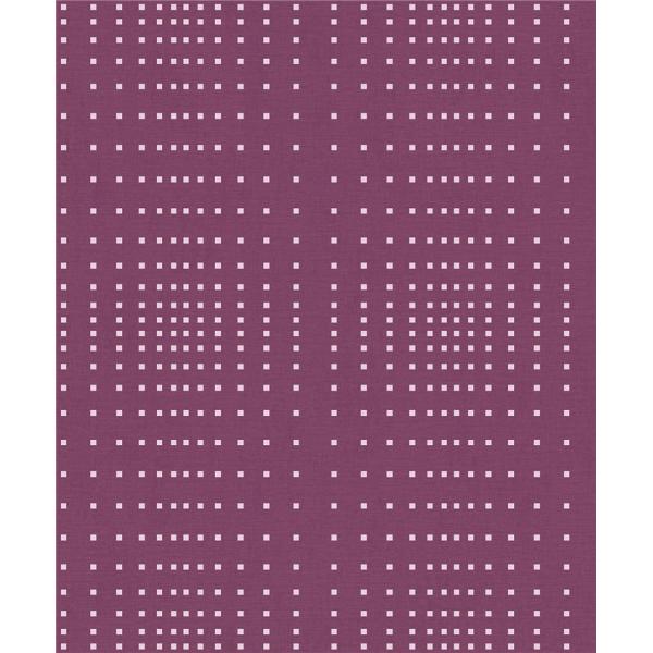 Modern Purple Non Woven Wallpaper Moisture Proof Flower Pattern For Walls