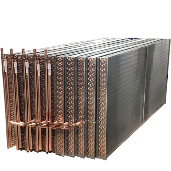 High Durability Copper Tube Fin Heat Exchanger For Chiller Water Cooling Area