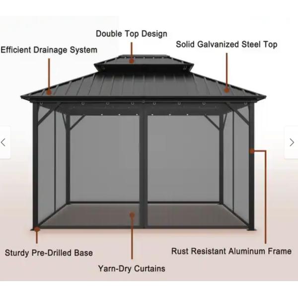 Energy Saving Aluminum Sunroom Featuring Smooth Surface And Powder Coated Finish