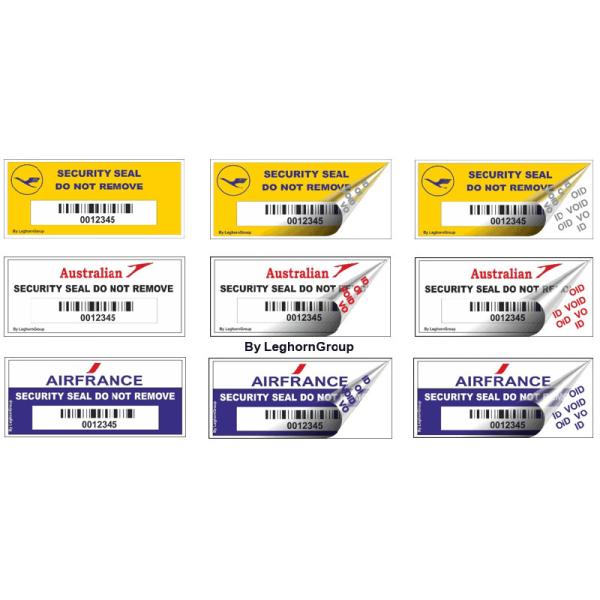 Unique Identification QR Code Sticker Tamper Evident Anti Counterfeit Label