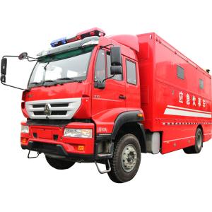Emergencies Rescue Sinotruck mobile kitchen truck