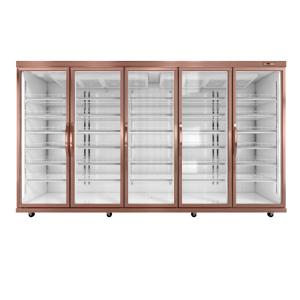 Cheap Adjustble Racks Digital Temperature 3300 L Glass Door Fridge wholesale