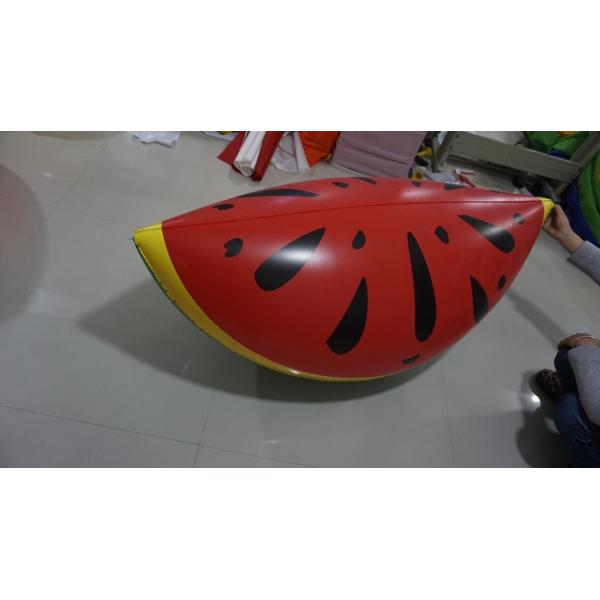 Personalised Fruit Shaped Balloons , 1.2m Long Inflatable Watermelon Slicer
