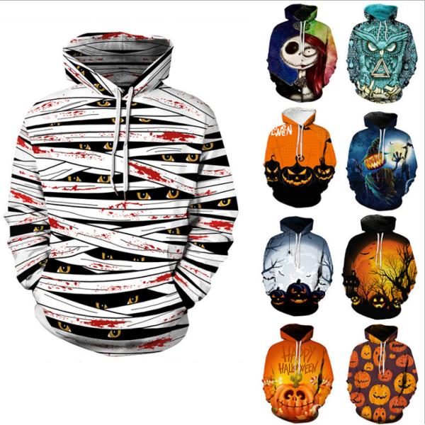 Casual Unisex Cotton Hoodies Sweatshirts Digital Printing Logo