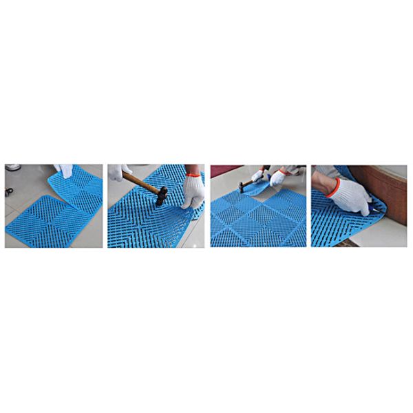 Bath Non Slip Safety Floor Mat Interlocking PVC Floor Mats 30CM