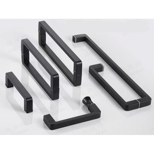 Copper Frameless Glass Door Handles Erosion Resistant Easy To Install