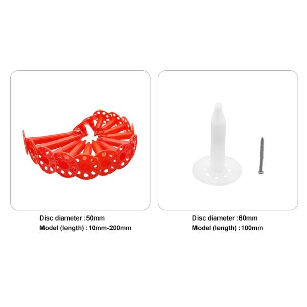 Korean Market Insulation Fixing Anchors For Gas Fastening Tools Insulation Nail 60mm