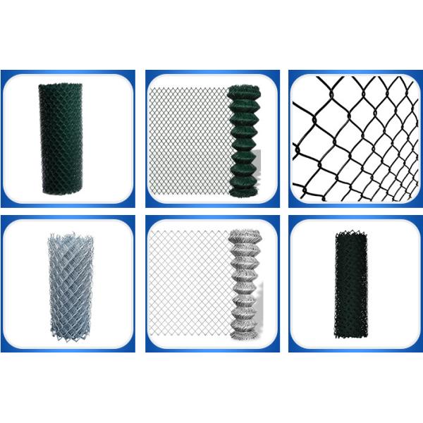 11 BWG 12 BWG Metal Chain Link Fencing OHSAS Wildlife Safe Fencing