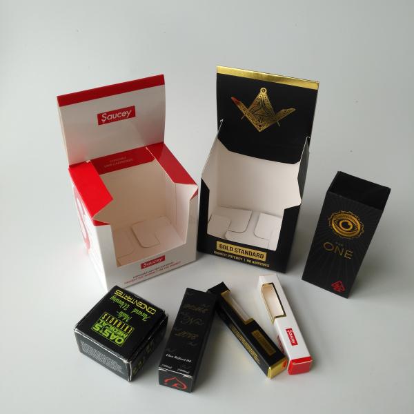 Custom Logo Recycled Cosmetic Contact Lenses Packaging Paper Box Glossy Pills Eyelash Rectangular Makeup Packing Paper B