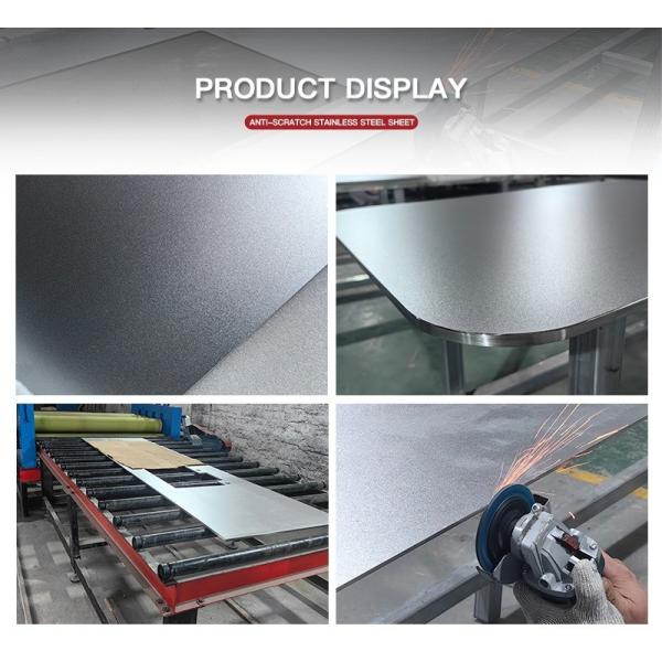 Kitchen Equipment 430 Stainless Steel Decorative Sheet Width 1500mm Scratch Resistance