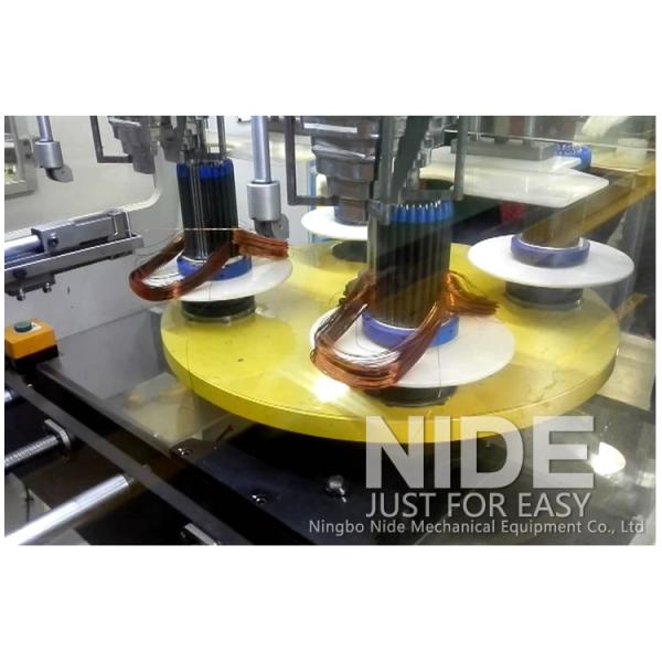 Four station automatic stator coil Winding Machine for fan motor
