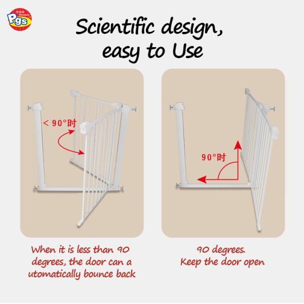 Extra Wide Baby Gates Safety For Doorways Stairways Child Safety Guard Fence Adjustable Baby Safety Gate