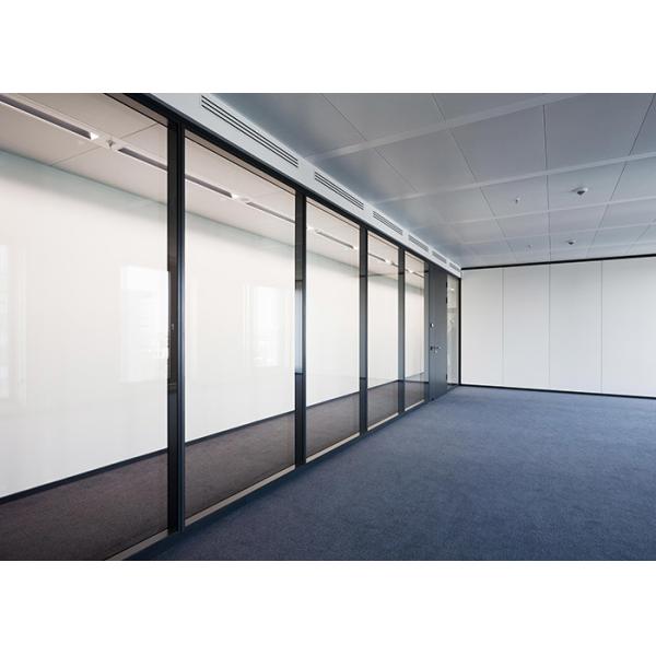 Divider Reading Internal Single Double Doors aluminium profile glazed patition wall