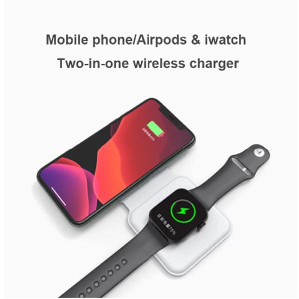 9V1.1A Folding 15W Qi Magnetic Wireless Charger 16mm thickness