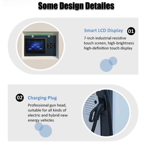 Public Commercial 160KW OCPP CCS EV Charging Station with RCD AC Leakage Protection