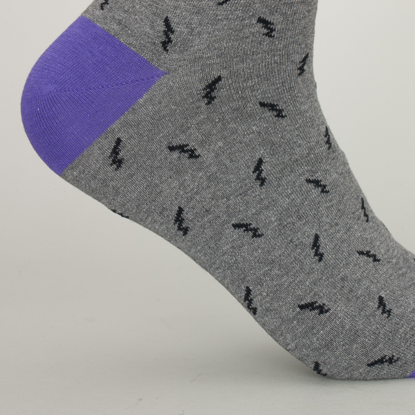 Elastane Snngging Resistance Cotton Dress Socks With Anti - Foul Acrylic Material