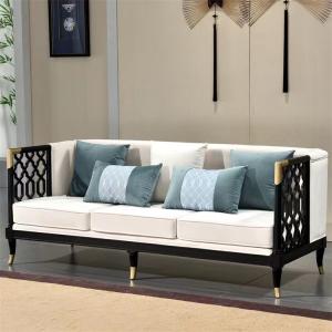 Luxury Sofa Chair Set Microfiber Leather Living Room Sectional Sofas