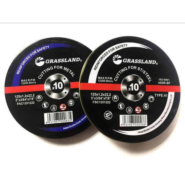 115X1.0X22 4.5"X1/25"X7/8" Stainless Steel Super Thin Cutting Disc