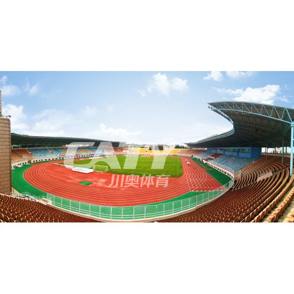 IAAF Approved Prefabricated Rubber Running Track Tartan Tracks Athletic Track For Professional Sport Venues