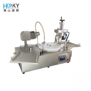 China Desktop Essential Oil Dropper Bottle Filling Capping Machine For Cosmetic on sale