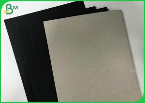 Cheap Strong Recycled Pulp 2mm thick Black Color Top Grey Compressed Board Sheet wholesale