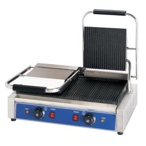 Cheap Electric Restaurant Cooking Equipment Double Contact Grill Griddle Sandwich Press Grill wholesale
