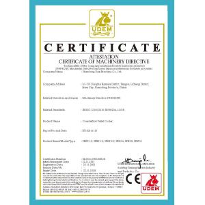 Shandong Dexi Machine Co., Ltd. Certifications