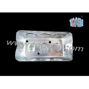 Galvanized Steel Electrical Boxes And Covers Rectangular Iso Certificate