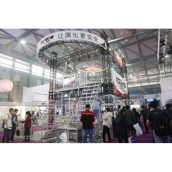 750kg/Sqm Mobile Portable Glass Stage Decoration Round For Wedding