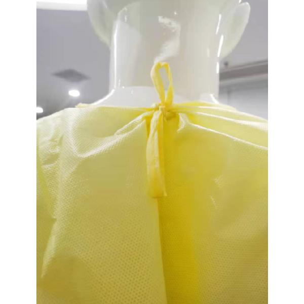 PP+PE Coated Disposable Surgical Gowns Water Resistant With Thumb Loop