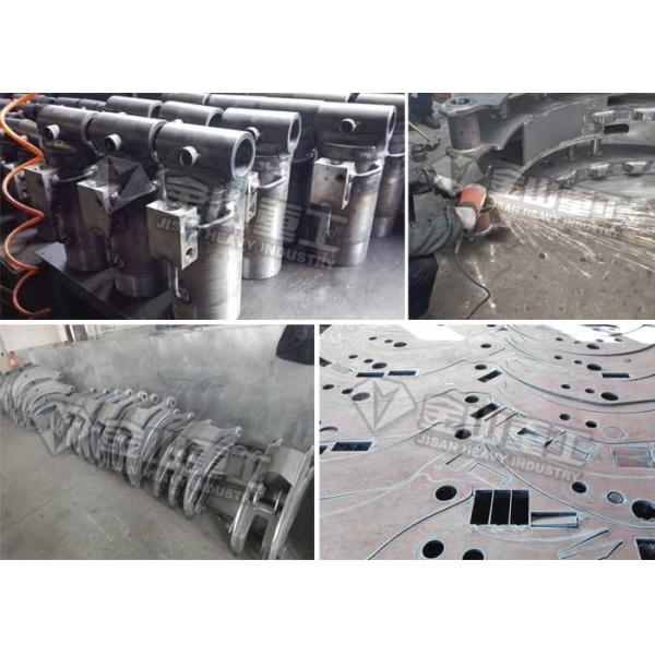 OEM Small Hydraulic Log Grapple Wood Grab Machinery For ZX120 ZX150 Excavator