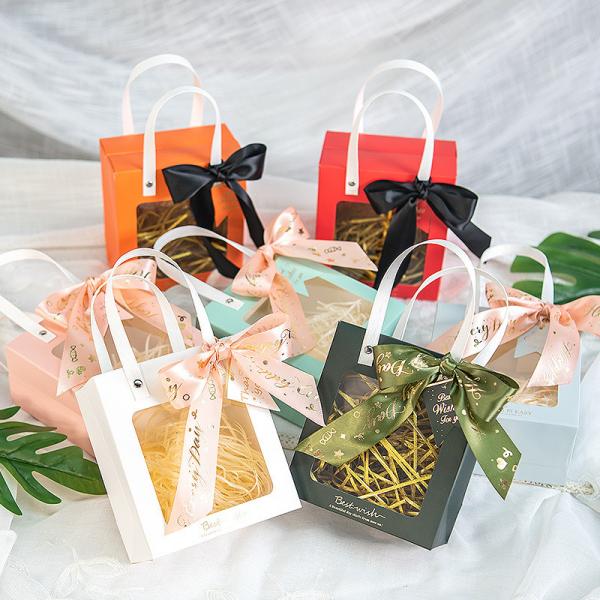 Beautiful Transparent Paperboard Jewelry Gift Boxes Bulk With Window