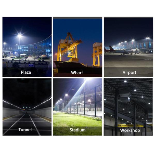 Dali Dimmable LED Stadium Flood Lights 1000 Watt Arena Lights IP65 Black Aluminum